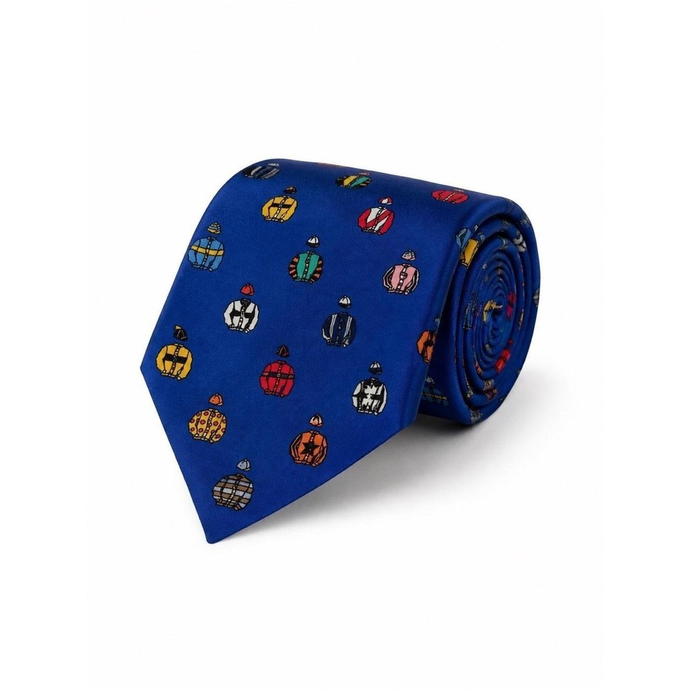 Cheltenham Gold Cup Silk Tie Racecourse Equestrian Jockey Made in UK